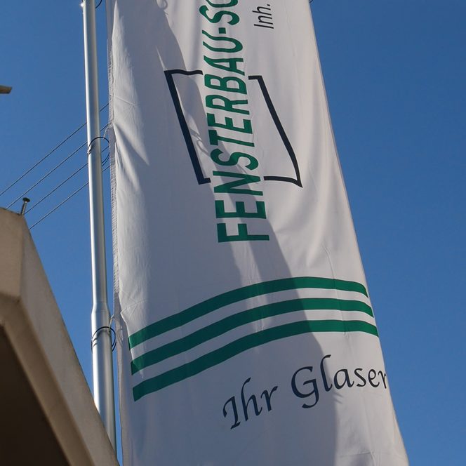 Fahne Fensterbau Scheffler