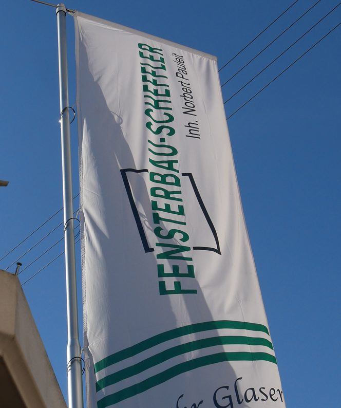 Fahne Fensterbau Scheffler Fahne Fensterbau Scheffler